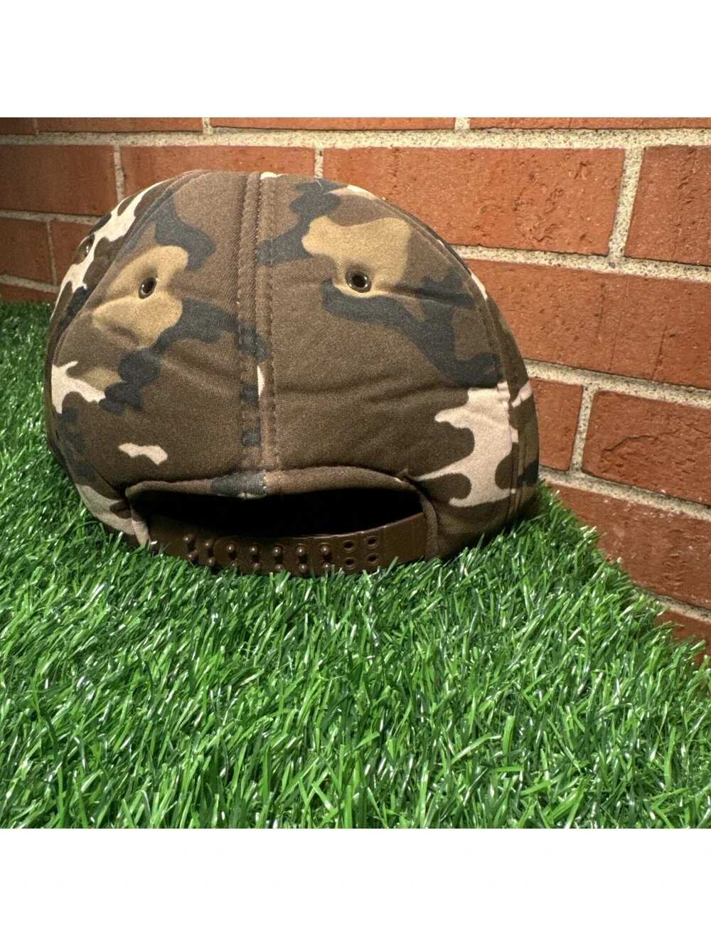 VTG 90’s Shippers Paper Products Co. Camouflage Snapback Hat